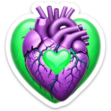 Toxic Heart
 sticker