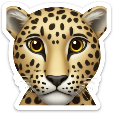 Leopard  sticker