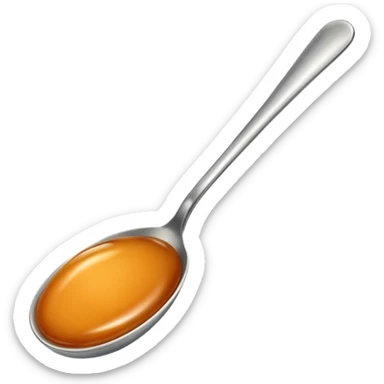 caramel on spoon sticker