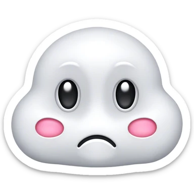 un laso blanco sticker