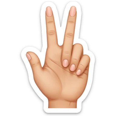 middle finger sticker