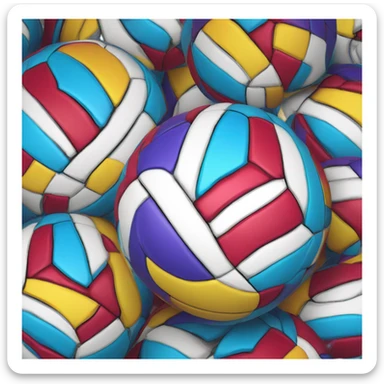 volleyball  sticker