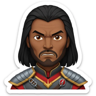 Star trek klingon warrior emoji sticker