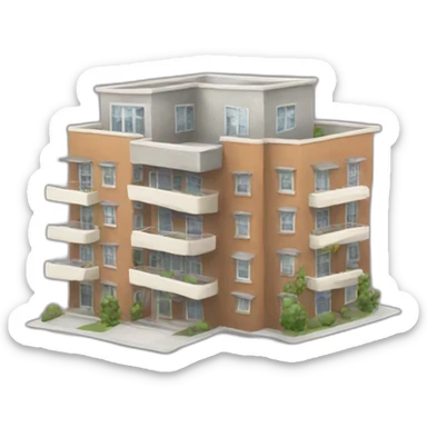 Rent apartment sticker