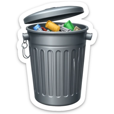 trash can sticker