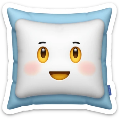 Comfy pillow sticker