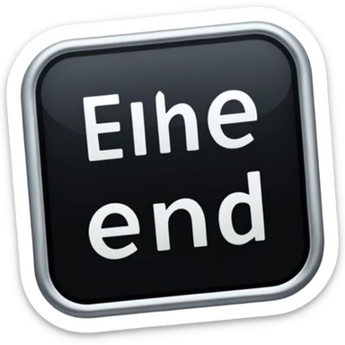 i need a THE END sticker sticker