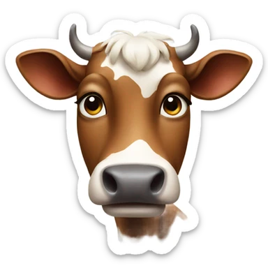 Cow sticker