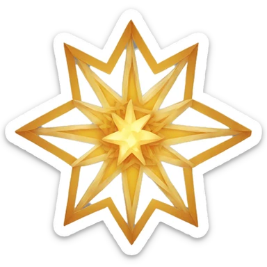 filipino christmas parol star sticker