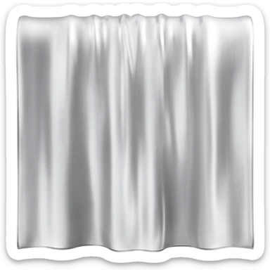 a piece of silk cloth sticker