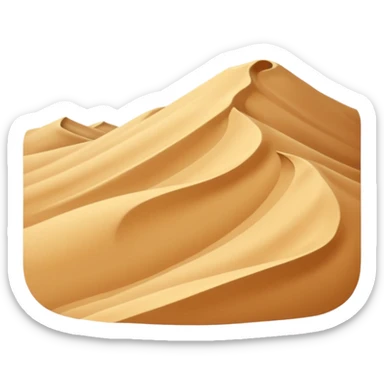 A sandy desert dune shaped by wind over time.




















































 sticker