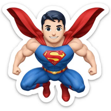 Superman emoji sticker