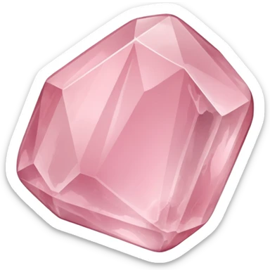 make a rose quartz rock emoji sticker