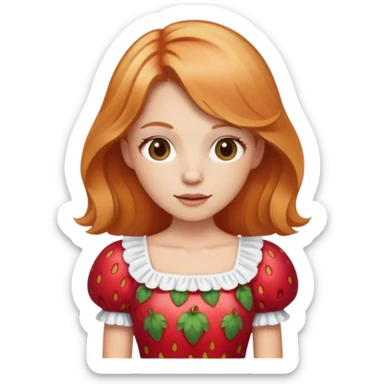 Charlotte aux fraises  sticker