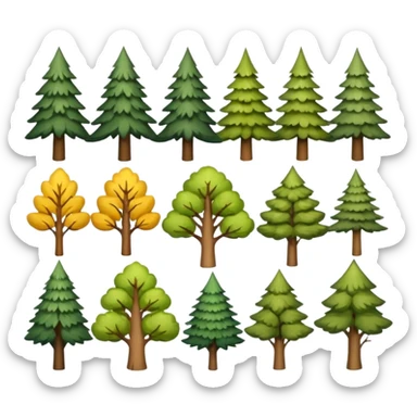 Cute, full-length tree emoji
birch, pine, oak, maple, spruce, poplar sticker