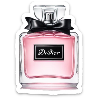 Miss dior perfume sticker