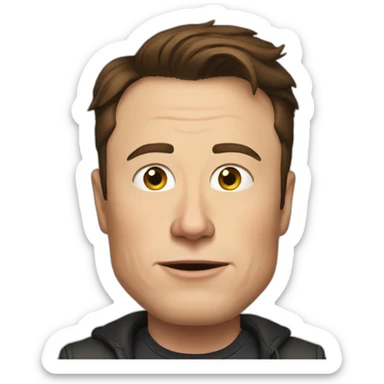 loser elon musk sticker