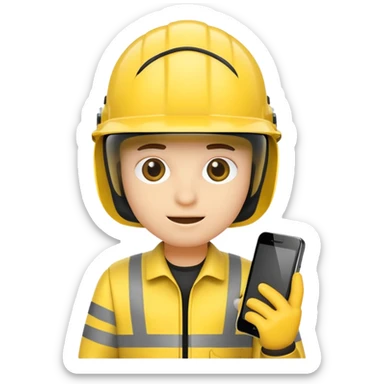 Smartphone  with protect helmet sticker