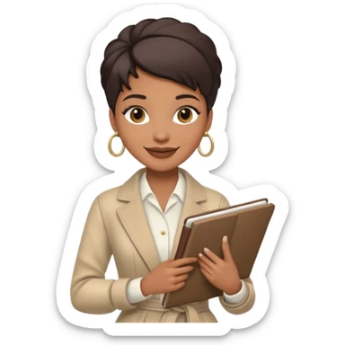 Fashion designer sticker