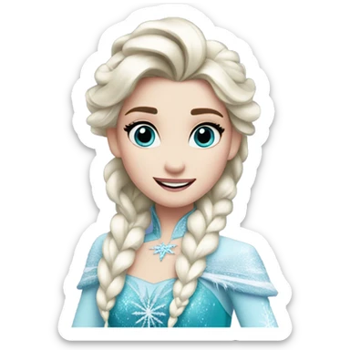 elsa frozen disney sticker