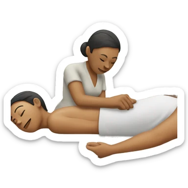 massage sticker