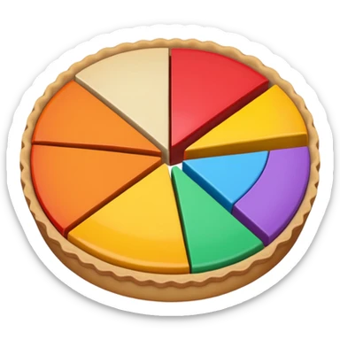 pie chart sticker