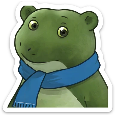 A beautiful cute white bear  sticker