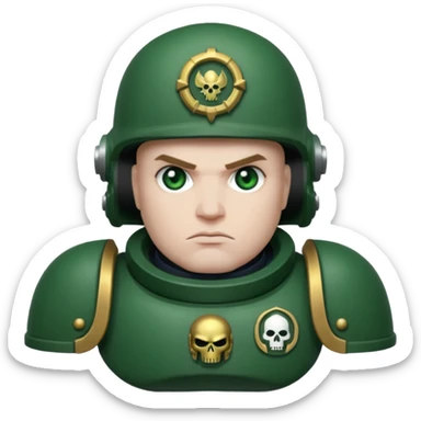 Green Eye Warhammer 40K sticker