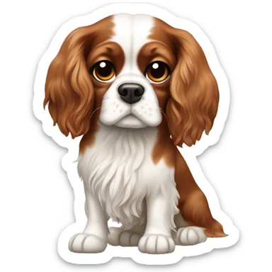 Cavalier Charles spaniel sticker