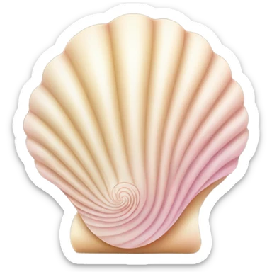 Seashell sticker