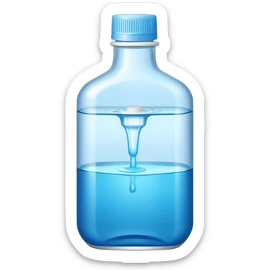 Mouthwash sticker