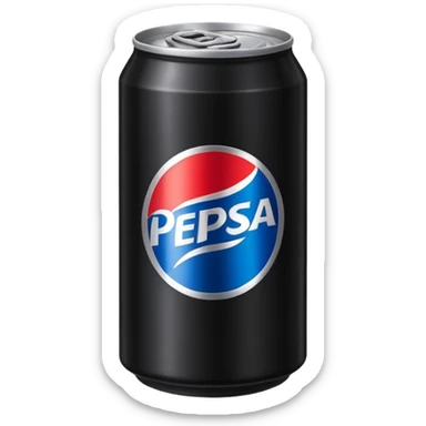 Black Can of Pepsi max sticker