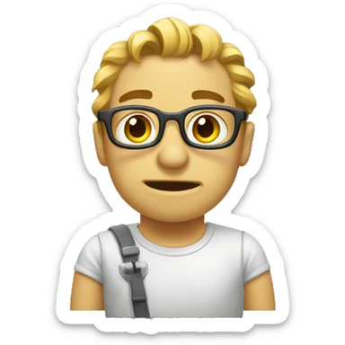 Alguien gritando sticker