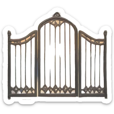 gate of heaven sticker