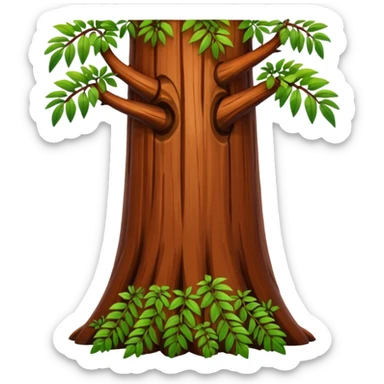 Redwood,Foliage sticker