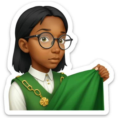 Wearing a Green Kilt sticker