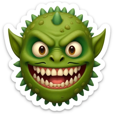 Midget. Troll. Elf. Hideous. Disaster. Monster. sticker