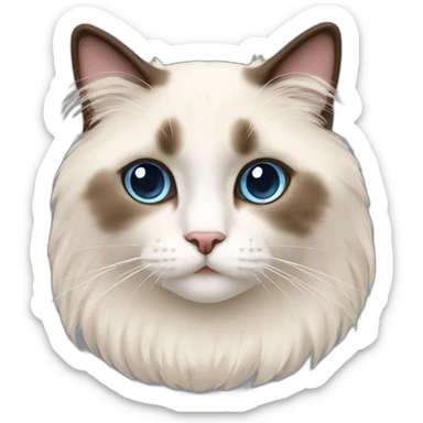 Ragdoll cat sticker