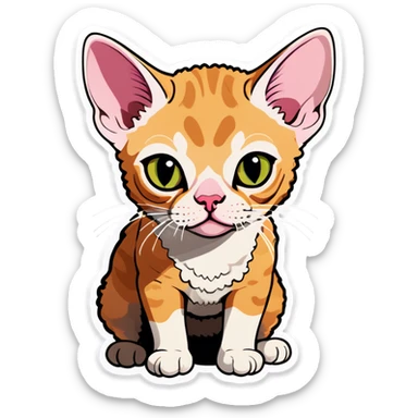 Devon Rex  sticker