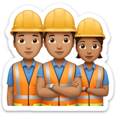 construction company sticker