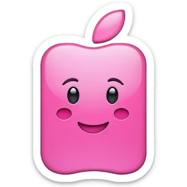 iphone 15 pink sticker