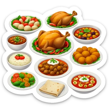 turkish meal sticker