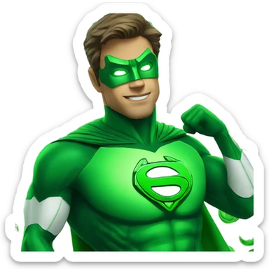 Green lantern sticker
