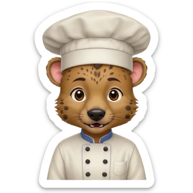 chef hyena sticker