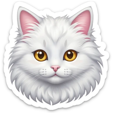 Starry-eyed cat  sticker
