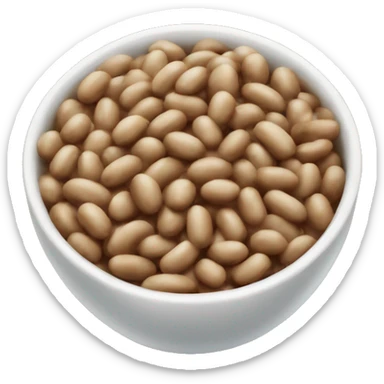 Bowl of beans  sticker