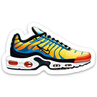 nike air max plus thomas roy sticker