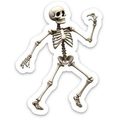 Dancing skeleton  sticker