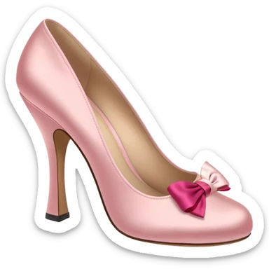 Soft pink shoes sticker