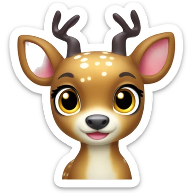 littlest pet shop deer 634 sticker